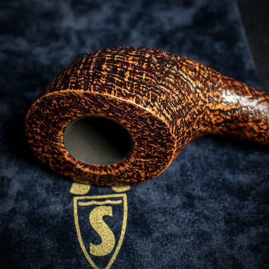 Savinelli Autograph (Limited Edition) Sandblast Brown Briar Pipe - 01
