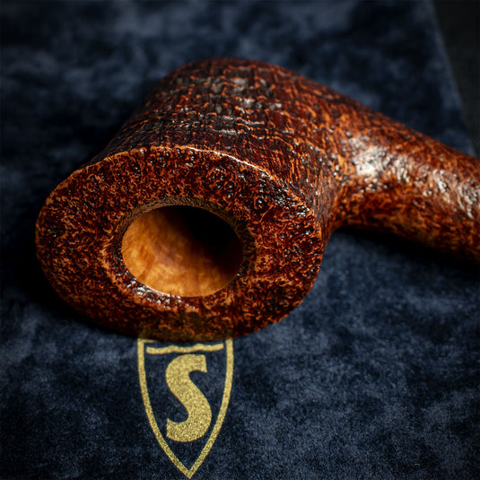 Savinelli Autograph (Limited Edition) Sandblast Brown Briar Pipe - 02