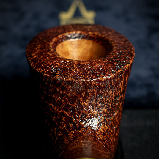 Savinelli Autograph (Limited Edition) Sandblast Brown Briar Pipe - 02