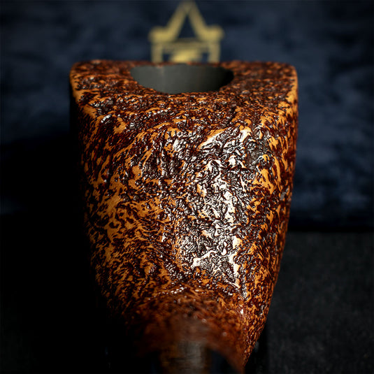 Savinelli Autograph (Limited Edition) Sandblast Brown Briar Pipe - 05