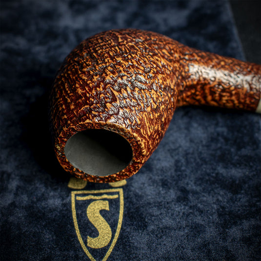 Savinelli Autograph (Limited Edition) Sandblast Brown Briar Pipe - 06