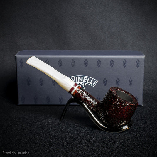 Savinelli Avorio Rustic Brown 121 - 6mm Briar Pipe