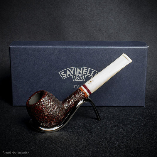Savinelli Avorio Rustic Brown 207 - 6mm Briar Pipe