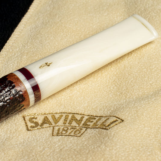 Savinelli Avorio Rustic Brown 207 - 6mm Briar Pipe