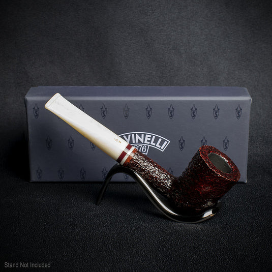 Savinelli Avorio Rustic Brown 409 - 6mm Briar Pipe