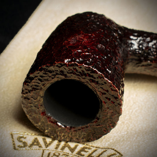 Savinelli Avorio Rustic Brown 409 - 6mm Briar Pipe