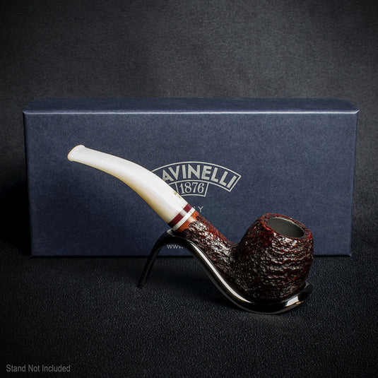 Savinelli Avorio Rustic Brown 626 - 9mm Briar Pipe