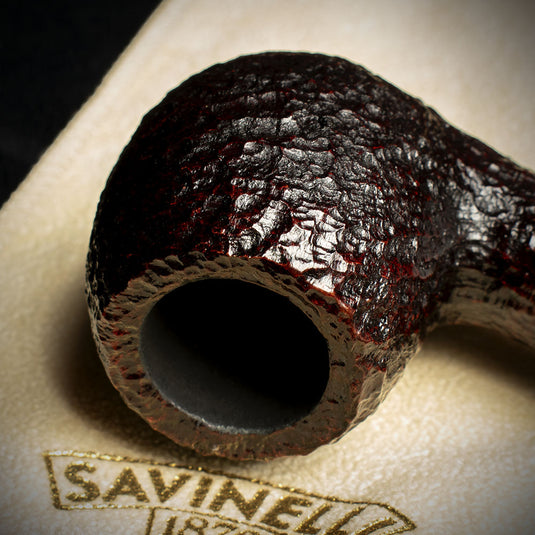 Savinelli Avorio Rustic Brown 626 - 9mm Briar Pipe