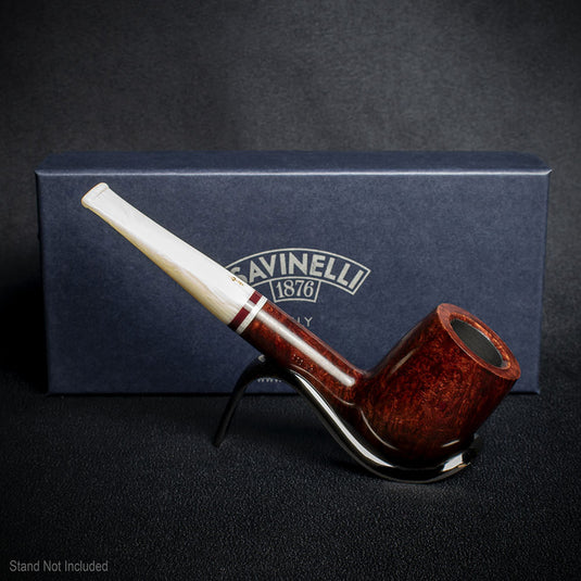 Savinelli Avorio Smooth Burgundy 111 - 6mm Briar Pipe