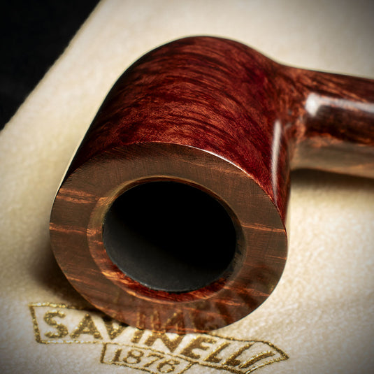 Savinelli Avorio Smooth Burgundy 409 - 6mm Briar Pipe