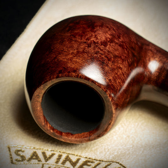 Savinelli Avorio Smooth Burgundy 626 - 6mm Briar Pipe