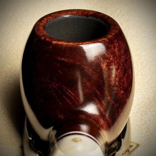 Savinelli Avorio Smooth Burgundy 626 - 6mm Briar Pipe