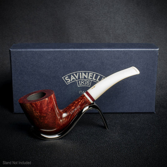 Savinelli Avorio Smooth Burgundy 920 - 6mm Briar Pipe