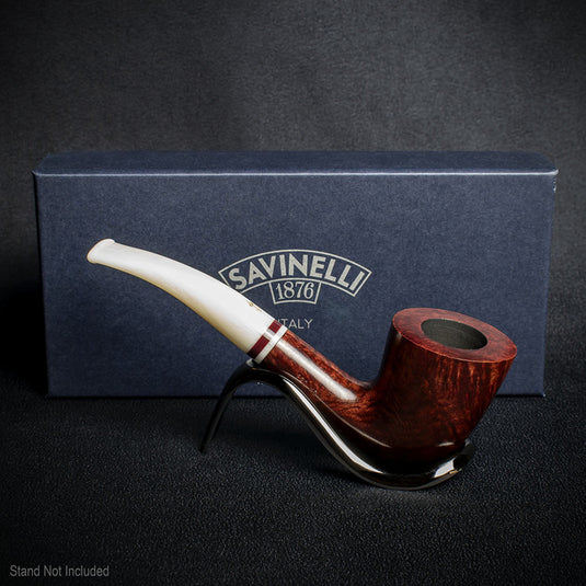 Savinelli Avorio Smooth Burgundy 920 - 6mm Briar Pipe