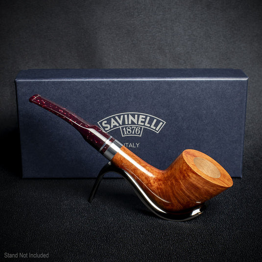 Savinelli Bacco Smooth Natural 904 - 6mm Briar Pipe