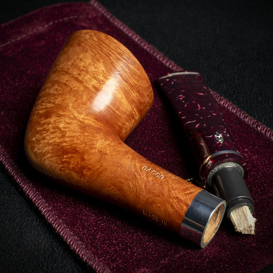Savinelli Bacco Smooth Natural 904 - 6mm Briar Pipe