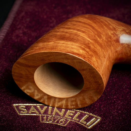 Savinelli Bacco Smooth Natural 904 - 6mm Briar Pipe