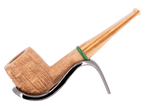 Savinelli Bamboo Rusticated Natural 106 - 6mm Briar Pipe