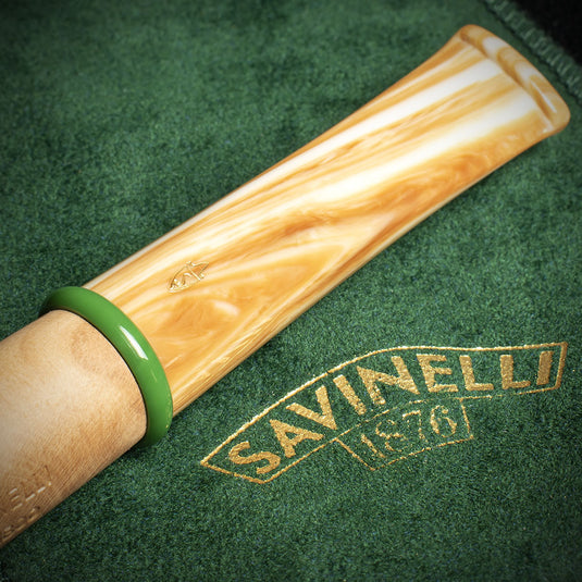 Savinelli Bamboo Rusticated Natural 207 - 6mm Briar Pipe