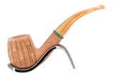 Savinelli Bamboo Rusticated Natural 602 - 6mm Briar Pipe