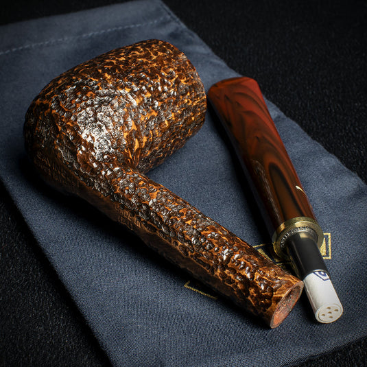 Savinelli Bings Favourite 6mm Briar Pipe - Brownblast