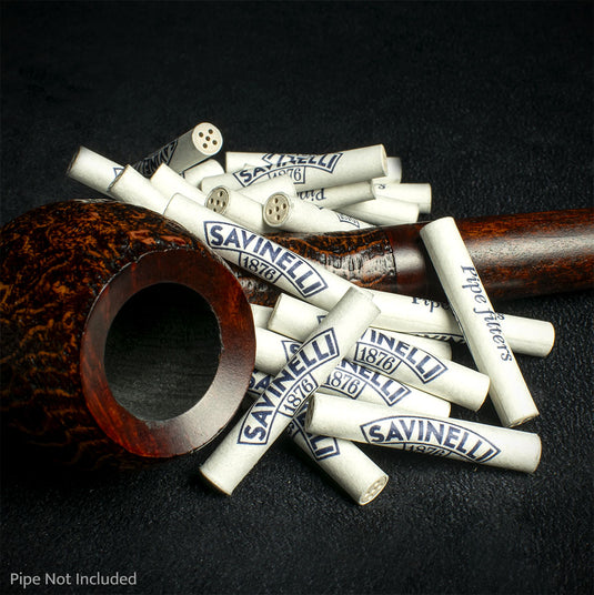 Savinelli Charcoal 6mm Pipe Filters - Tin of 100