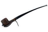 Savinelli Brownblast Churchwarden Briar Pipe - 901 6mm