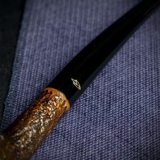 Savinelli Brownblast Churchwarden Briar Pipe - 901 6mm