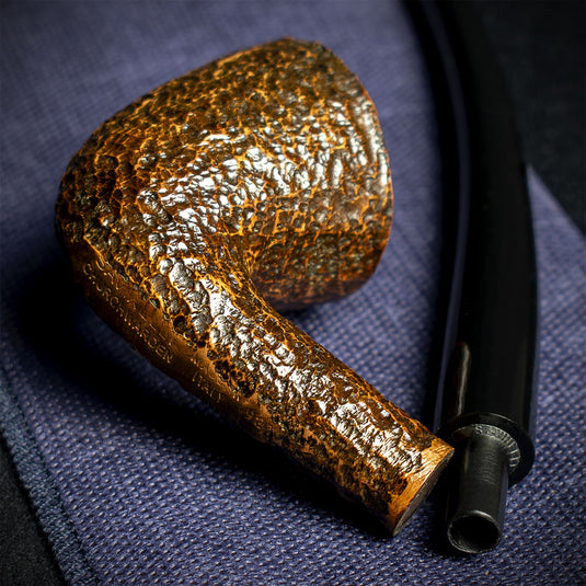 Savinelli Brownblast Churchwarden Briar Pipe - 921 6mm