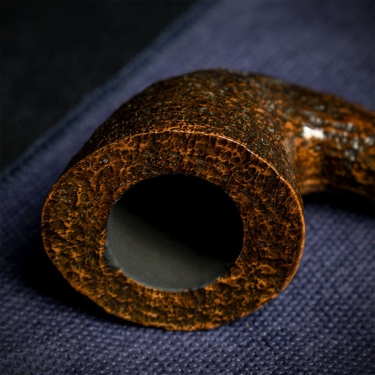 Savinelli Brownblast Churchwarden Briar Pipe - 921 6mm