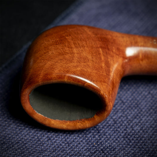 Savinelli Brown Smooth Churchwarden Briar Pipe - 901 6mm