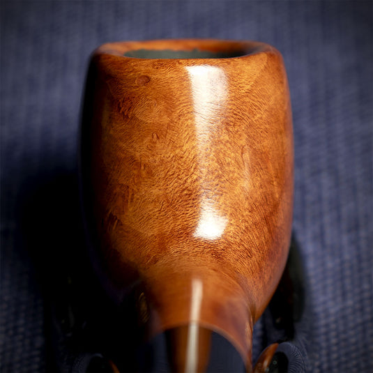 Savinelli Brown Smooth Churchwarden Briar Pipe - 901 6mm