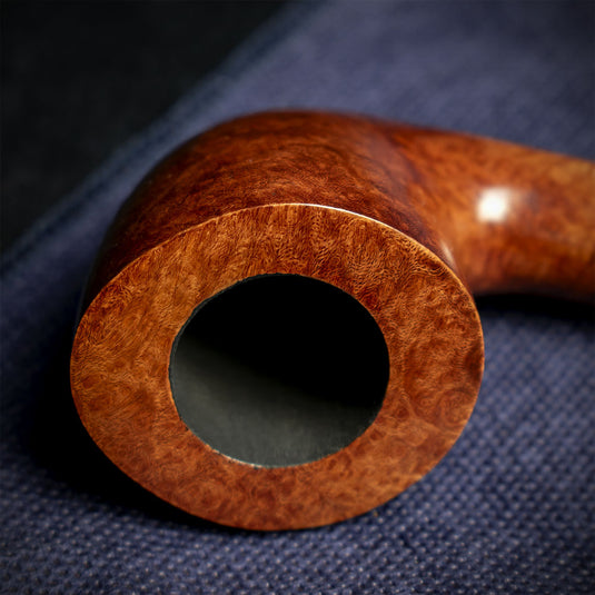 Savinelli Brown Smooth Churchwarden Briar Pipe - 921 No Filter