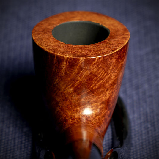 Savinelli Brown Smooth Churchwarden Briar Pipe - 921 No Filter