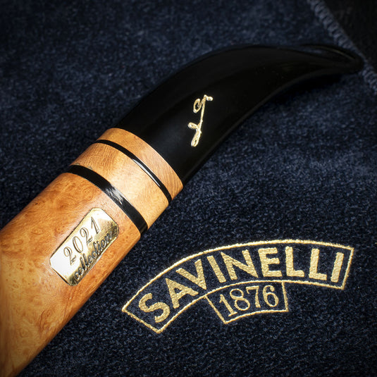 Savinelli Collection 2021 Natural P110CL (Limited Edition) - 6mm Briar Pipe