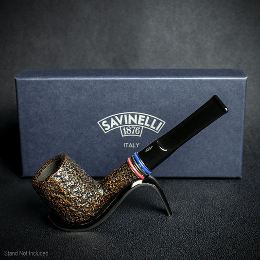 Savinelli Desigual Rustic 6mm Briar Pipe - Shape 127