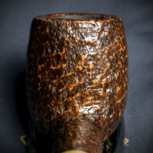 Savinelli Dolomiti Rustic Light Brown 128 - 9mm Briar Pipe