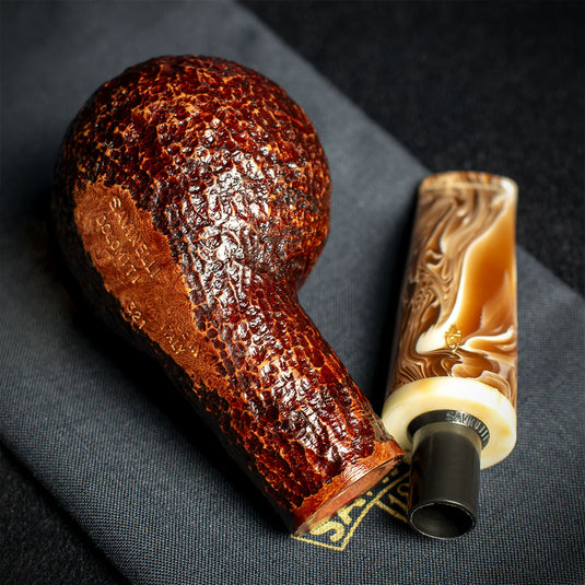 Savinelli Dolomiti Rustic Light Brown 321 - 9mm Briar Pipe