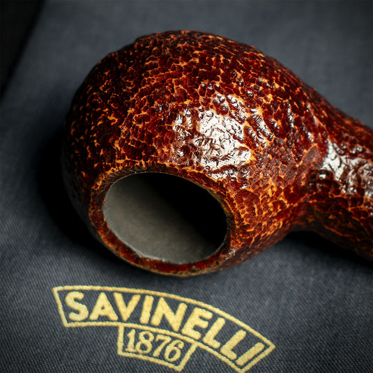 Savinelli Dolomiti Rustic Light Brown 321 - 9mm Briar Pipe