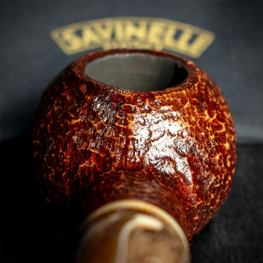 Savinelli Dolomiti Rustic Light Brown 321 - 9mm Briar Pipe