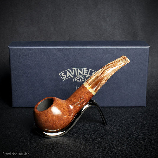 Savinelli Dolomiti Smooth Briar Smoking Pipe Shape 321 - 9mm Filter