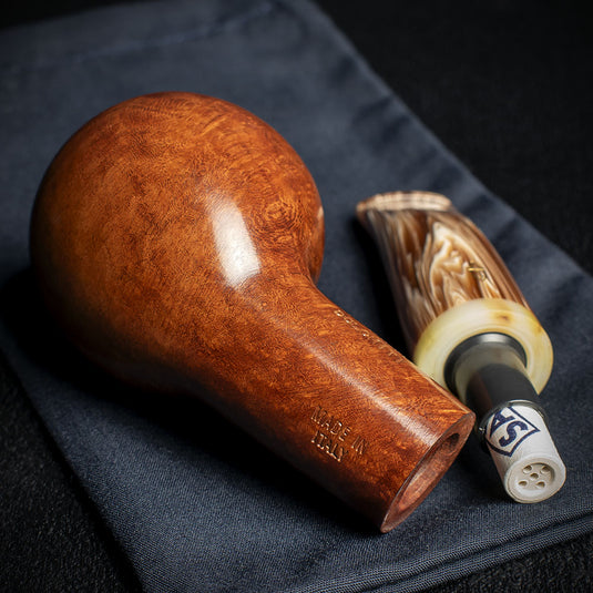 Savinelli Dolomiti Smooth Briar Smoking Pipe Shape 321 - 9mm Filter