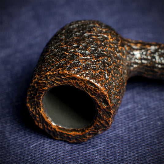Savinelli Ginger's Favourite Rustic Brown Briar Pipe - 104 6mm