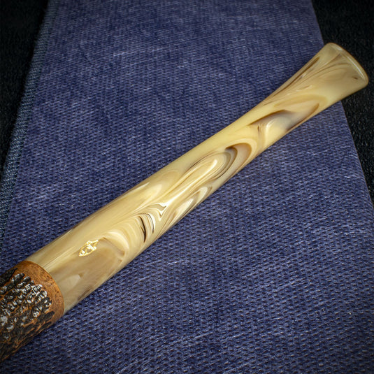 Savinelli Ginger's Favourite Rustic Brown Briar Pipe - 104 6mm