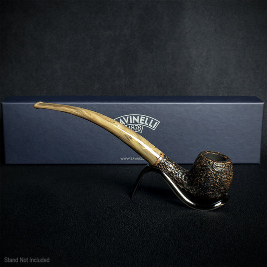 Savinelli Ginger's Favourite Rustic Brown 626 - 6mm Briar Pipe