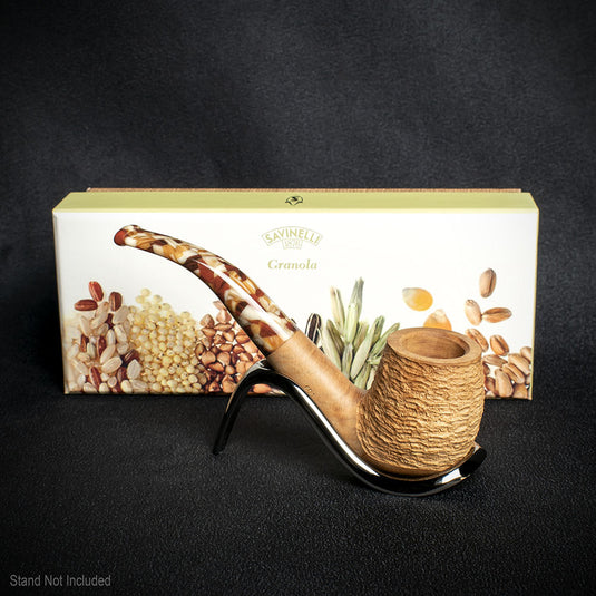 Savinelli Granola Rusticated 601 - 6mm Briar Pipe