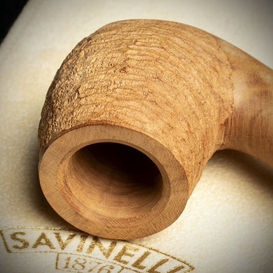 Savinelli Granola Rusticated 601 - 6mm Briar Pipe