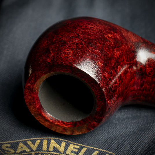 Savinelli Lollo Smooth Bordeaux 01 - 6mm Briar Pipe