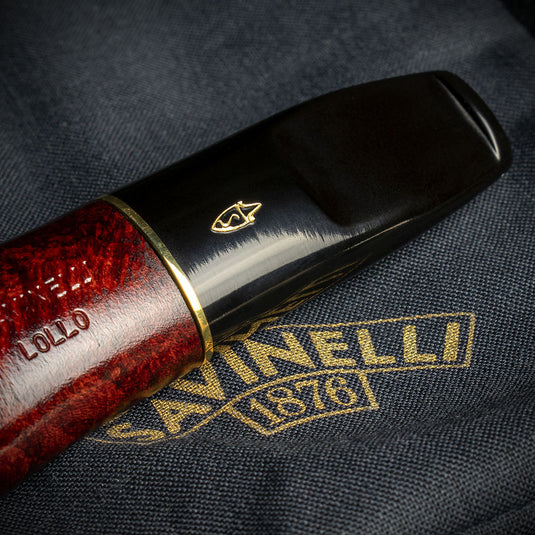Savinelli Lollo Smooth Bordeaux 01 - 6mm Briar Pipe