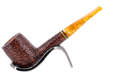 Savinelli Miele Rusticata Brownblast 111 - 6mm Briar Pipe